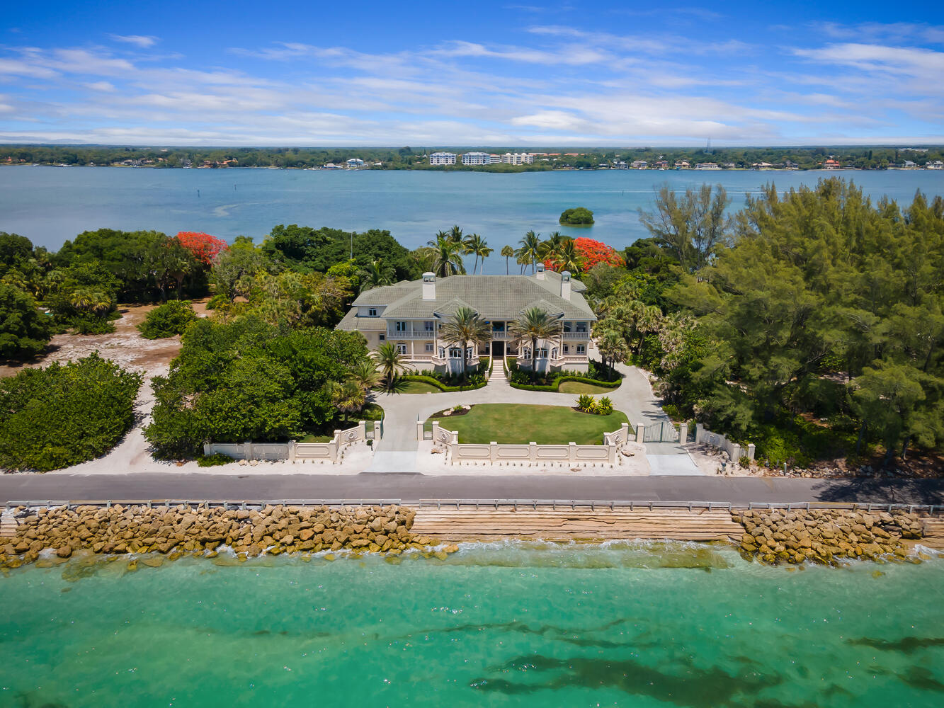 Casey Key luxury waterfront home Sarasota Florida