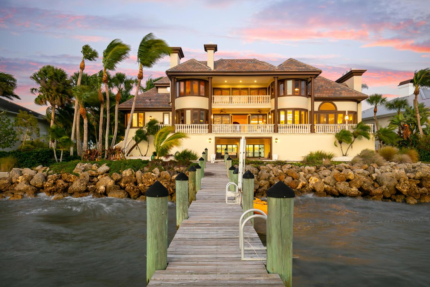 Luxury waterfront estate West of Trail Sarasota sold by Brian Loebker realtor