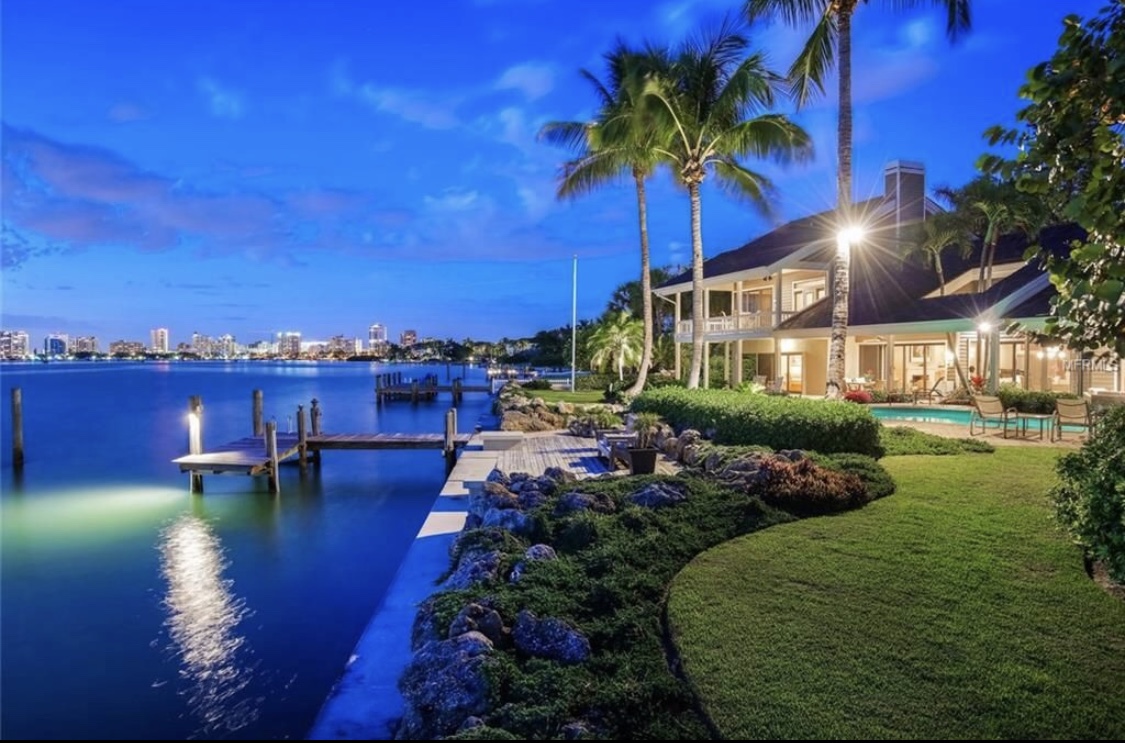 Sarasota luxury waterfront home sold off-market Harbor Acres by Brian Loebker